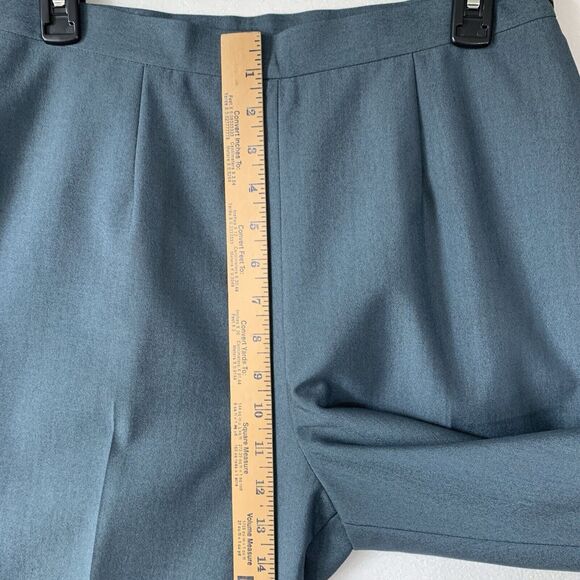 Kasper ASL 2 Piece Pants Suite 12 Short Sleeve Lined Office Career Corp Vintage - Picture 11 of 16